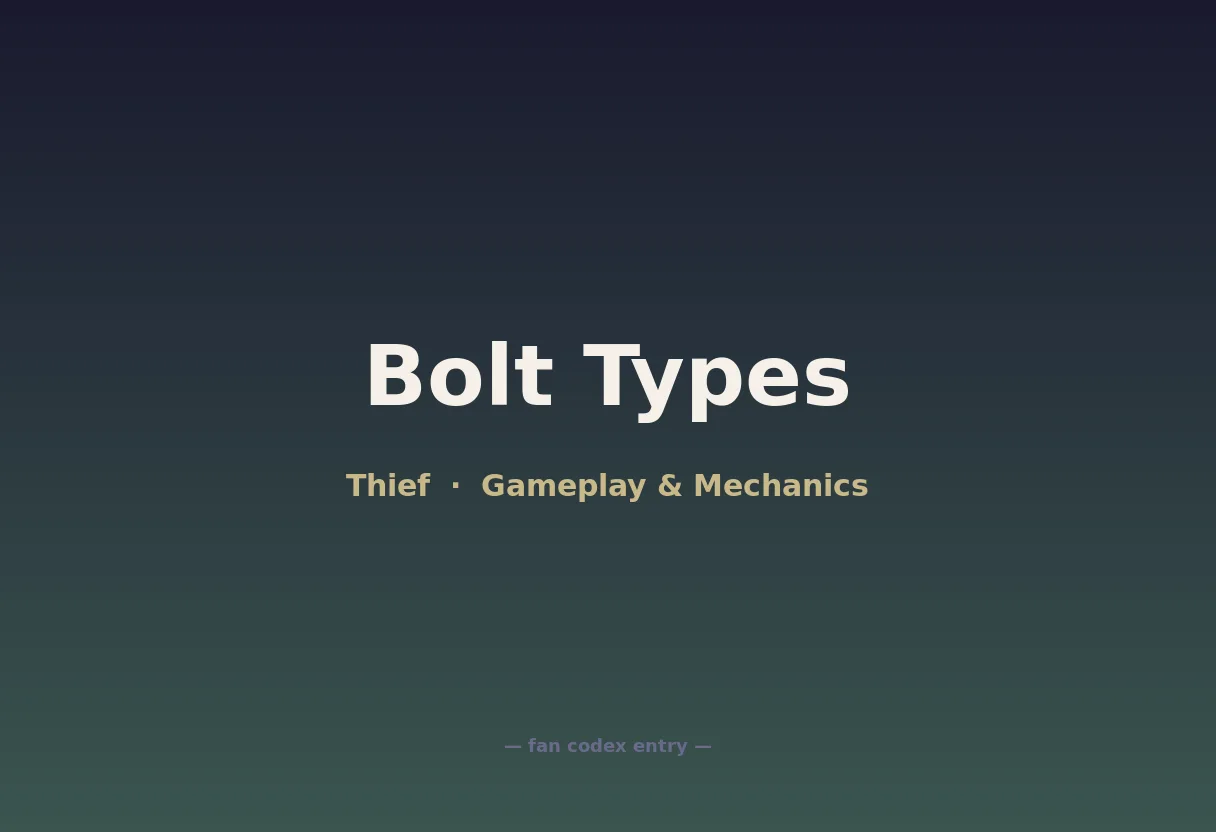 Bolt Types