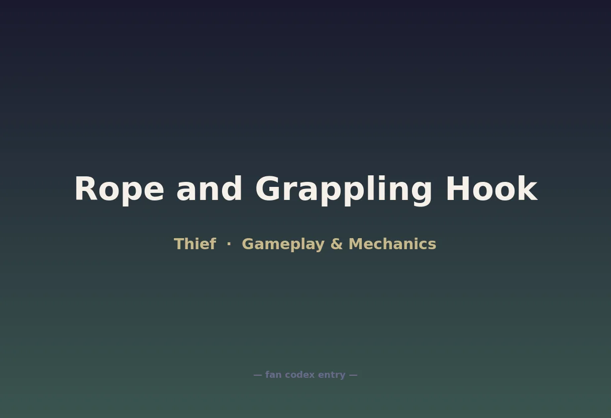 Rope and Grappling Hook
