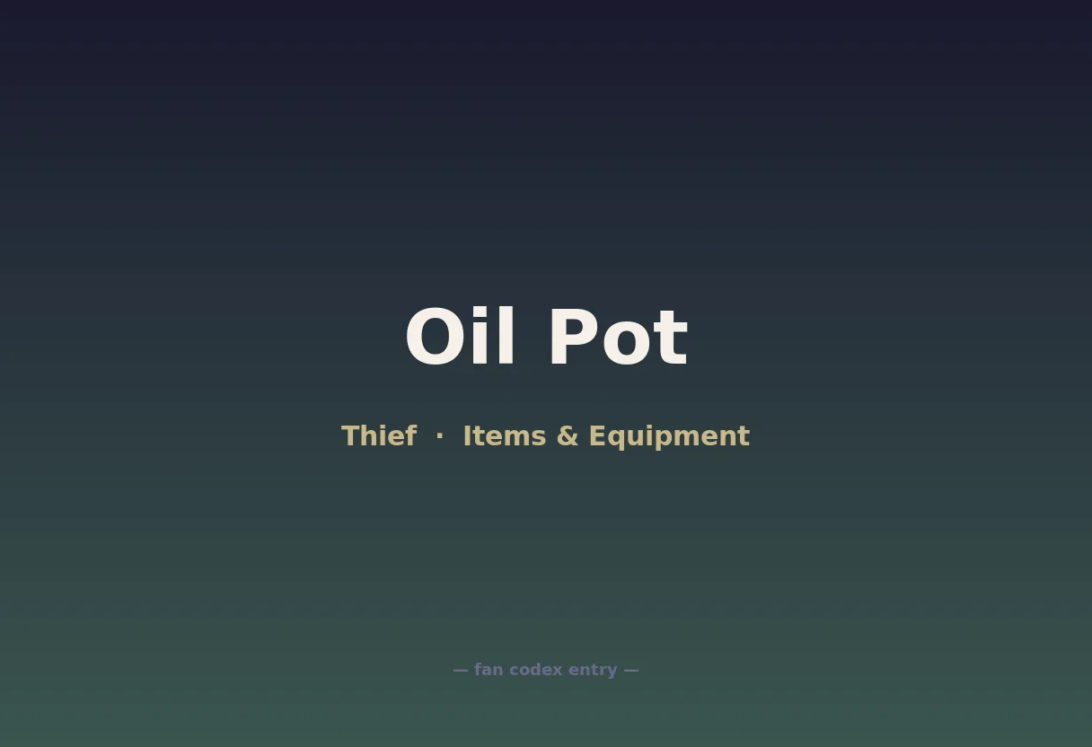 Oil Pot