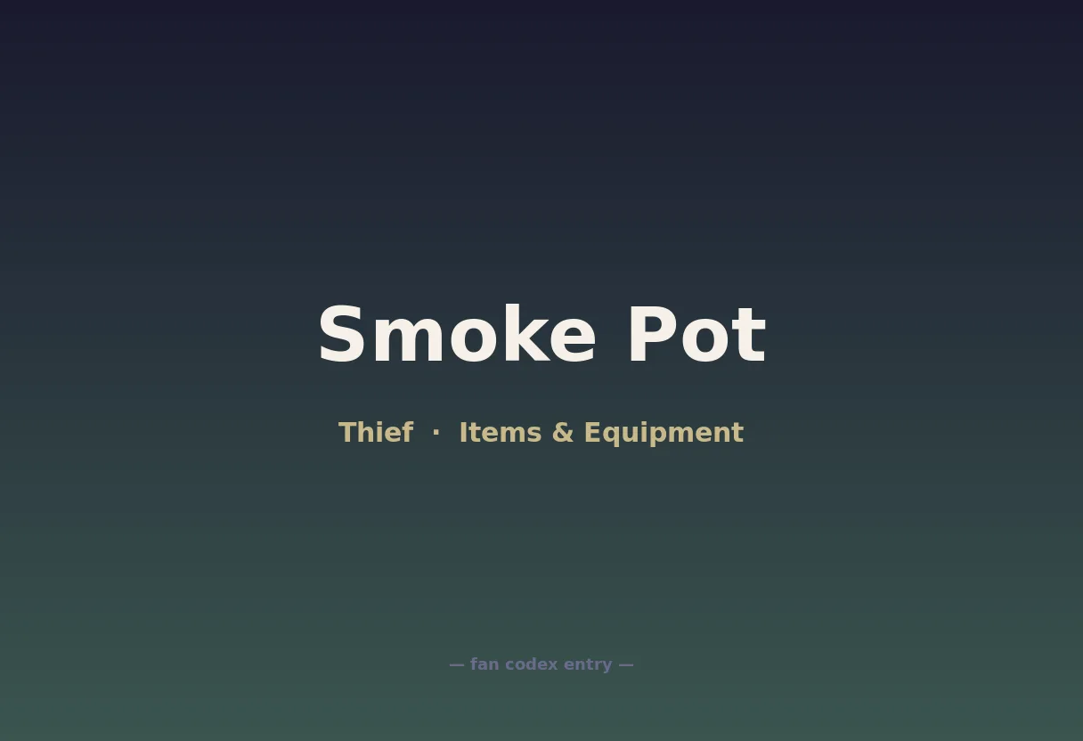 Smoke Pot